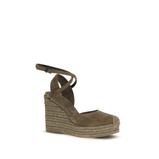 Alpargatas Bos Taurus de piel de becerro beige