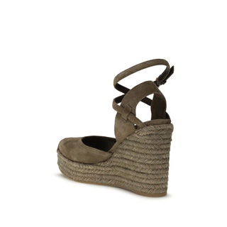 Alpargatas Bos Taurus de piel de becerro beige