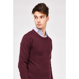 Bordeaux-Wollpullover