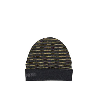 Gorro de lana gris