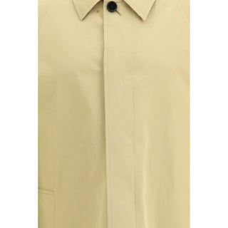 Beige Cotton Trench Coat