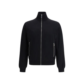 Schwarze Wolljacke Oves Aries