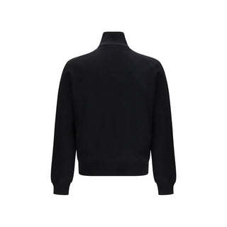 Schwarze Wolljacke Oves Aries