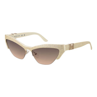 Gafas de sol beige de acetato