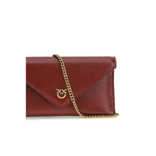 Bolso de mano Bos Taurus de piel de becerro burdeos