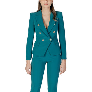 Black Polyester Blazer