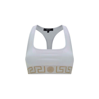 Sostén blanco de algodón