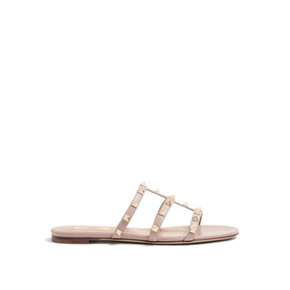 Sandalen aus mehrfarbigem Kalbsleder