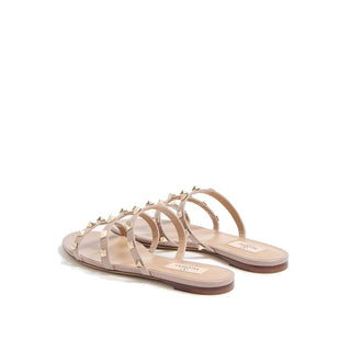 Sandalen aus mehrfarbigem Kalbsleder