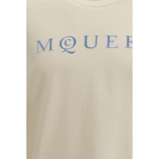 Camiseta de algodón beige