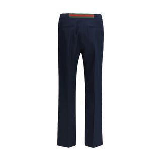 Blaue Freizeithose aus Polyester