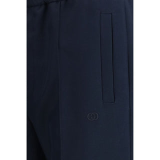 Blaue Freizeithose aus Polyester