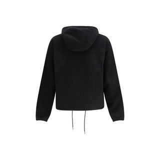 Schwarze Polyester-Shell-Jacke