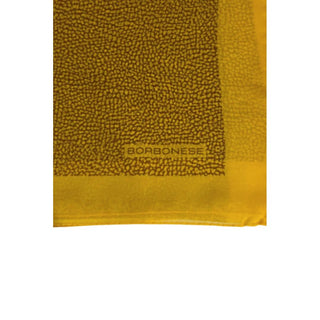 Pañuelo de seda amarillo para mujer