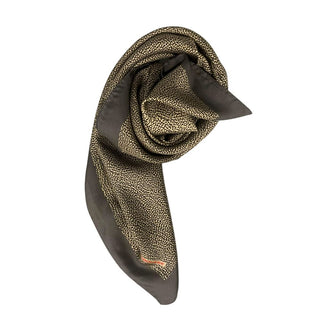 Grauer Seidenschal für Damen