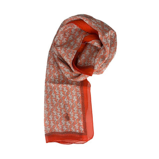 Roter Seidenschal für Damen