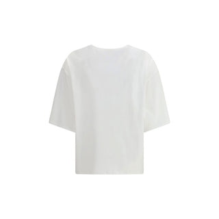 Camiseta de algodón blanca
