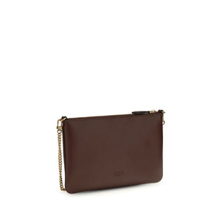 Bolso de hombro Bordeaux de piel de becerro Bos Taurus