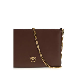 Bolso de hombro Bordeaux de piel de becerro Bos Taurus