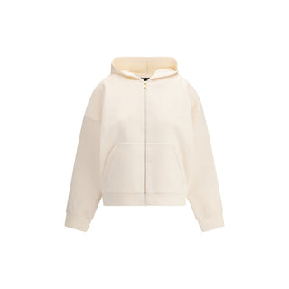 Weißes Modal-Sweatshirt