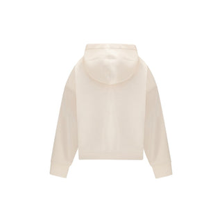 Weißes Modal-Sweatshirt