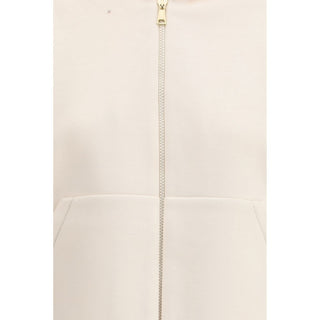 Weißes Modal-Sweatshirt
