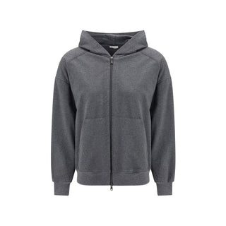 Sudadera gris de algodón