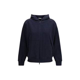 Blaues Baumwoll-Sweatshirt