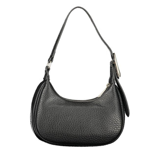 Bolso de mujer de poliuretano negro
