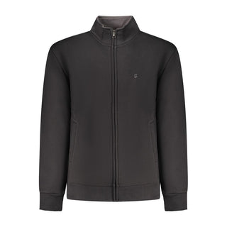 Schwarzes Baumwoll-Sweatshirt für Herren