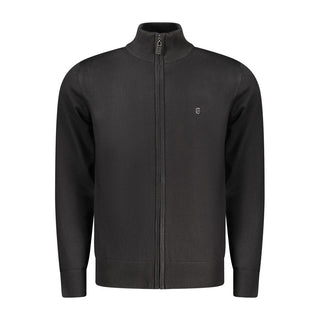 Cárdigan negro de viscosa para hombre