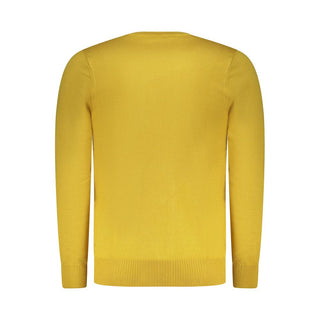 Suéter amarillo de viscosa para hombre
