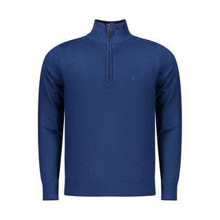 Suéter azul de viscosa para hombre