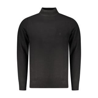 Nero Viscosa Uomo Maglia