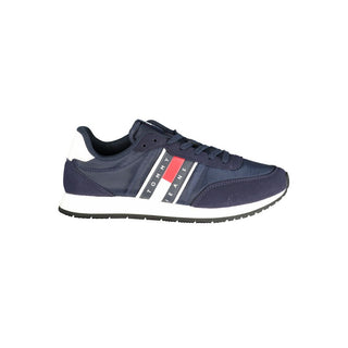 Blaue Herren-Sneaker aus Polyurethan