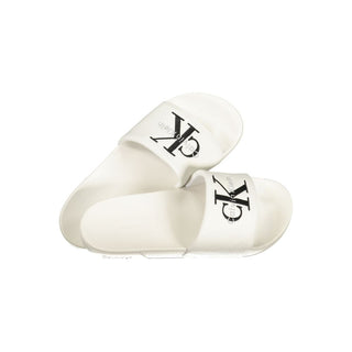 White Polyurethane Men Slipper