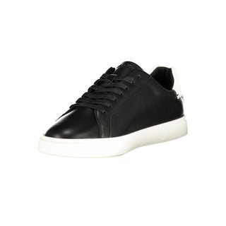 Zapatillas para mujer de poliuretano negro