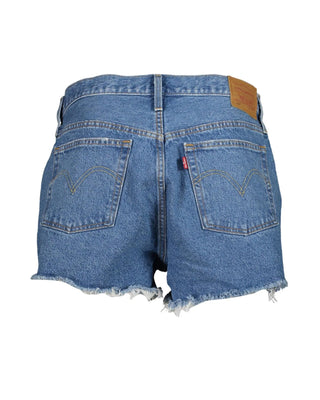 Blaue Jeans-Shorts