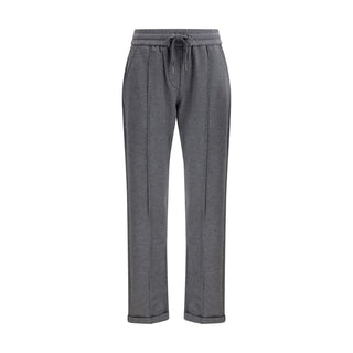 Graue Baumwoll-Sporthose