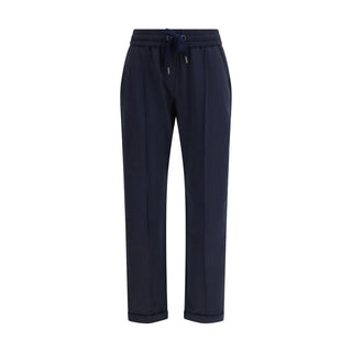 Blaue Sport-Baumwollhose