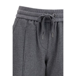 Graue Baumwoll-Sporthose