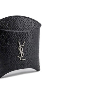 Black Calfskin Airpod Holder
