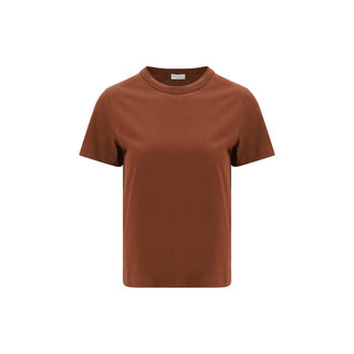 Camiseta marrón de algodón