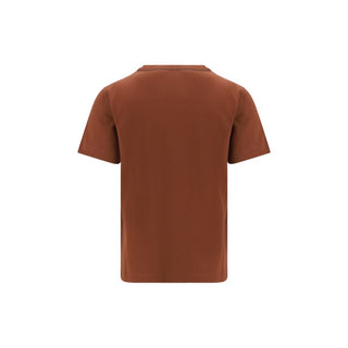 Camiseta marrón de algodón