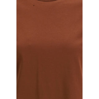 Camiseta marrón de algodón