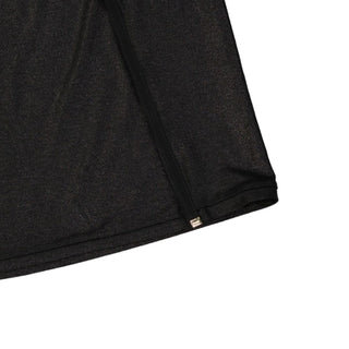 Schwarzes Elastan-T-Shirt