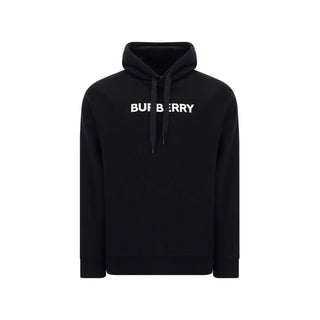 Schwarzes Baumwoll-Sweatshirt