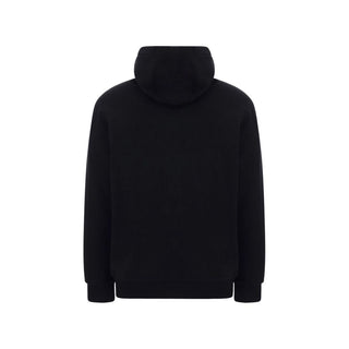 Schwarzes Baumwoll-Sweatshirt