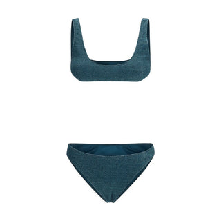 Bikini azul de poliamida