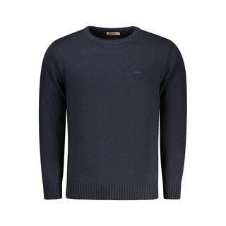 Suéter azul de acrílico para hombre